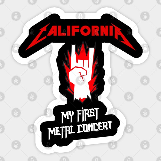 California First Sticker by Nebula Station